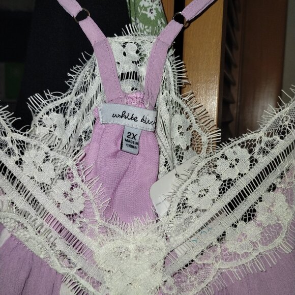 Lavender Polka Dot Top - Picture 2 of 3